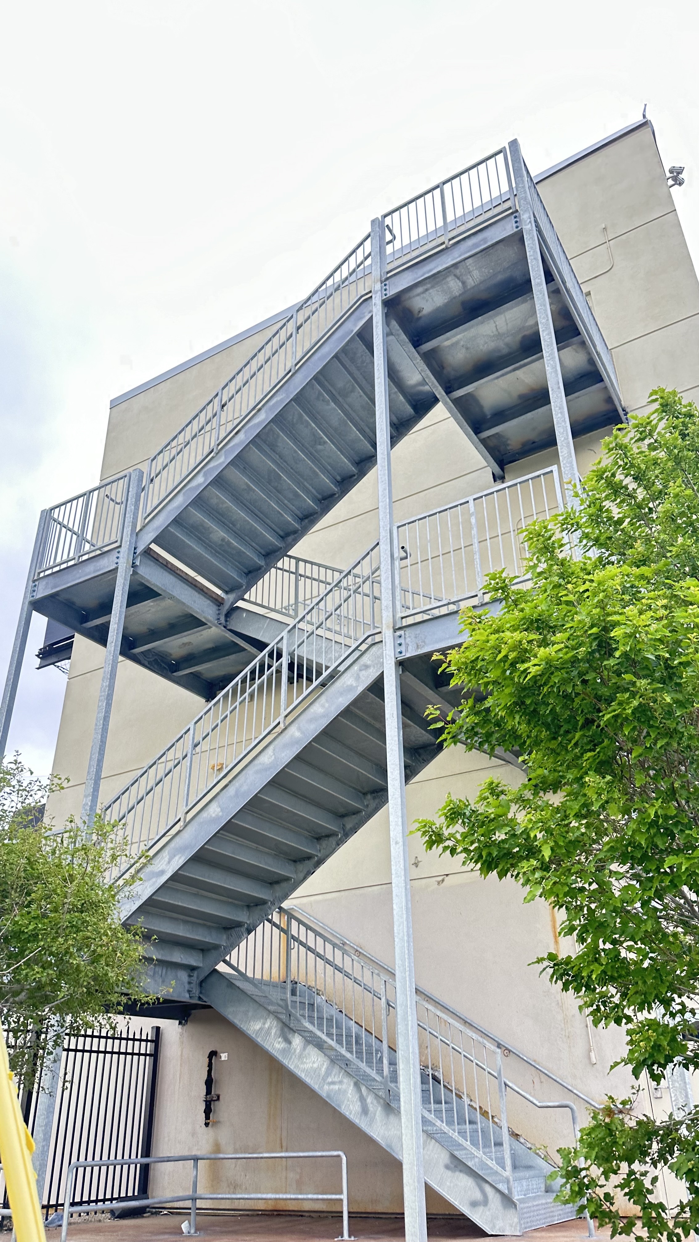 Steel stairs and railing fabrication in North Texas